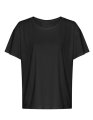 Dames Sportshirt AWDis Womens Open Back T jet Black